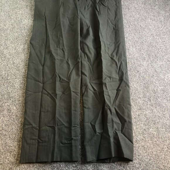 Tropical AG 344 Military Dress Pants Mens 30x30 Green Wool Blend 60s Vietnam - Picture 6 of 13
